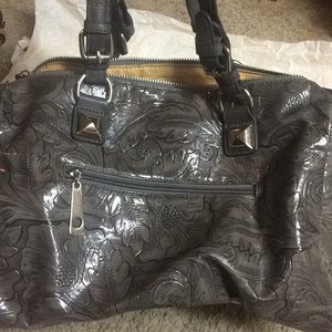 Gorgeous floral design mini duffel bag